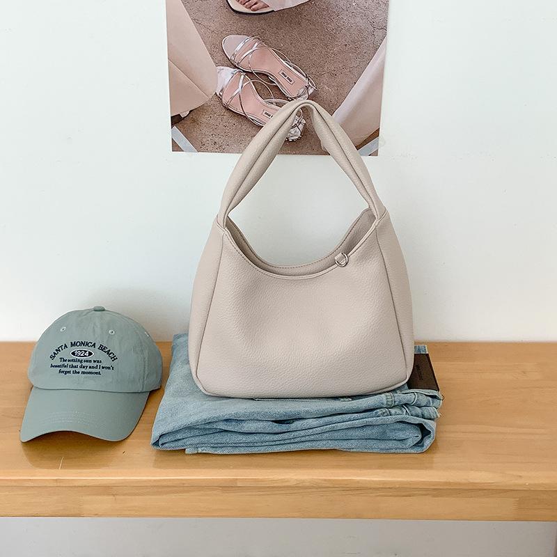 

Casual Soft PU Leather Bucket Bag Fashion Yellow Bags for Women Handbags Shoulder Bag Commuting Tote Bags 27x11x17.5cm