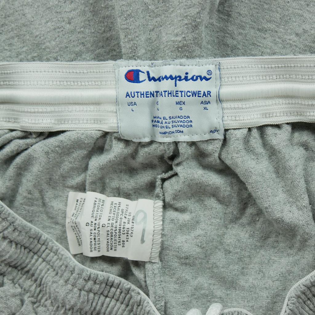 Champion Short Homme Taille L Gris #QWE4157