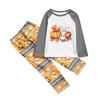 Halloween Print Family Matching Long Sleeved Parent-child Suit Home Clothes Suit Fall