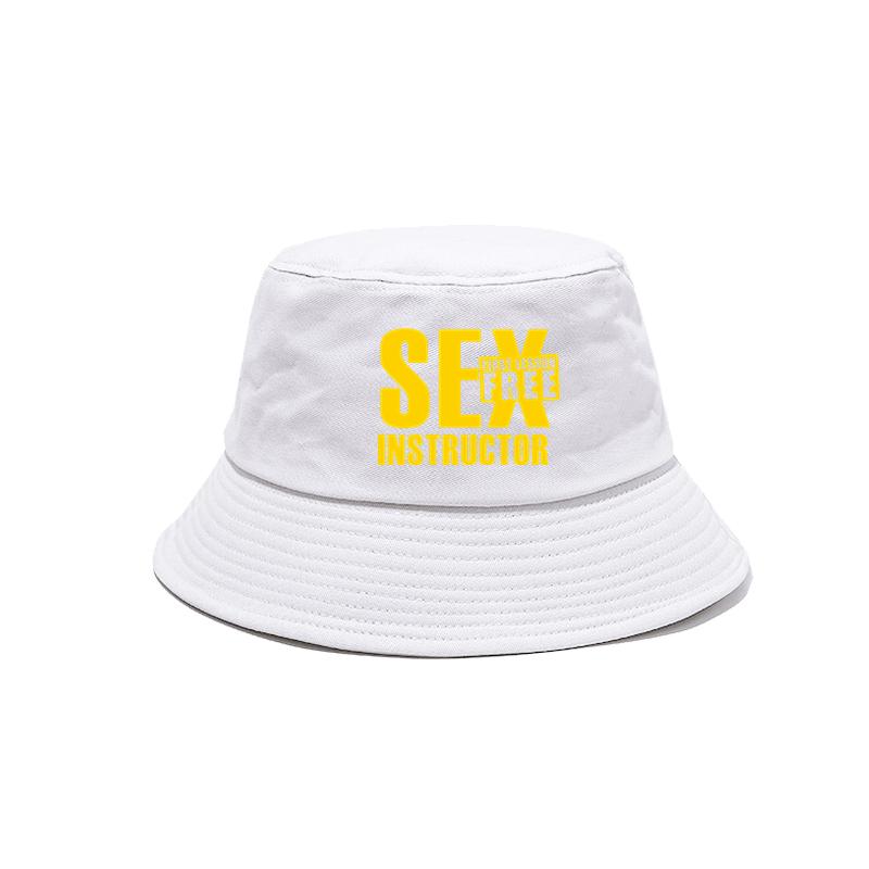 Funny Sex Instructor Bucket Hats Fashion Cool Unisex Caps Outdoor Summer FisherUnisex Hats Bob Hat MZ-303