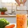 4 piezas de Pesos de Fermentación de Vidrio para Tarros Mason de Boca Ancha, Piedras para Encurtidos para Kimchi, Chucrut, Fermentación de Verduras y Conservas