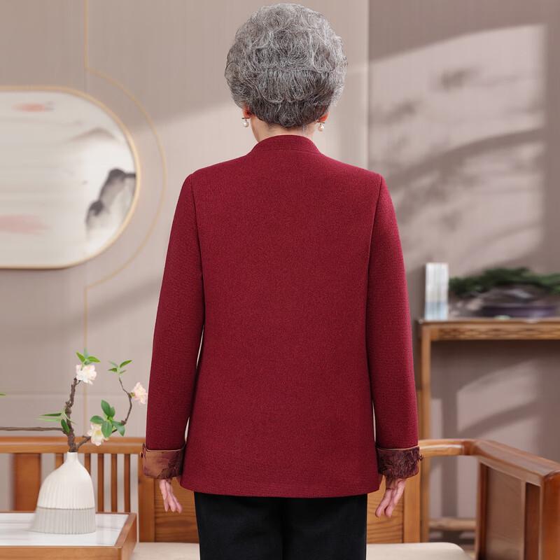 Elegant New Chinese Style Autumn Jacket for Middle-Aged Women