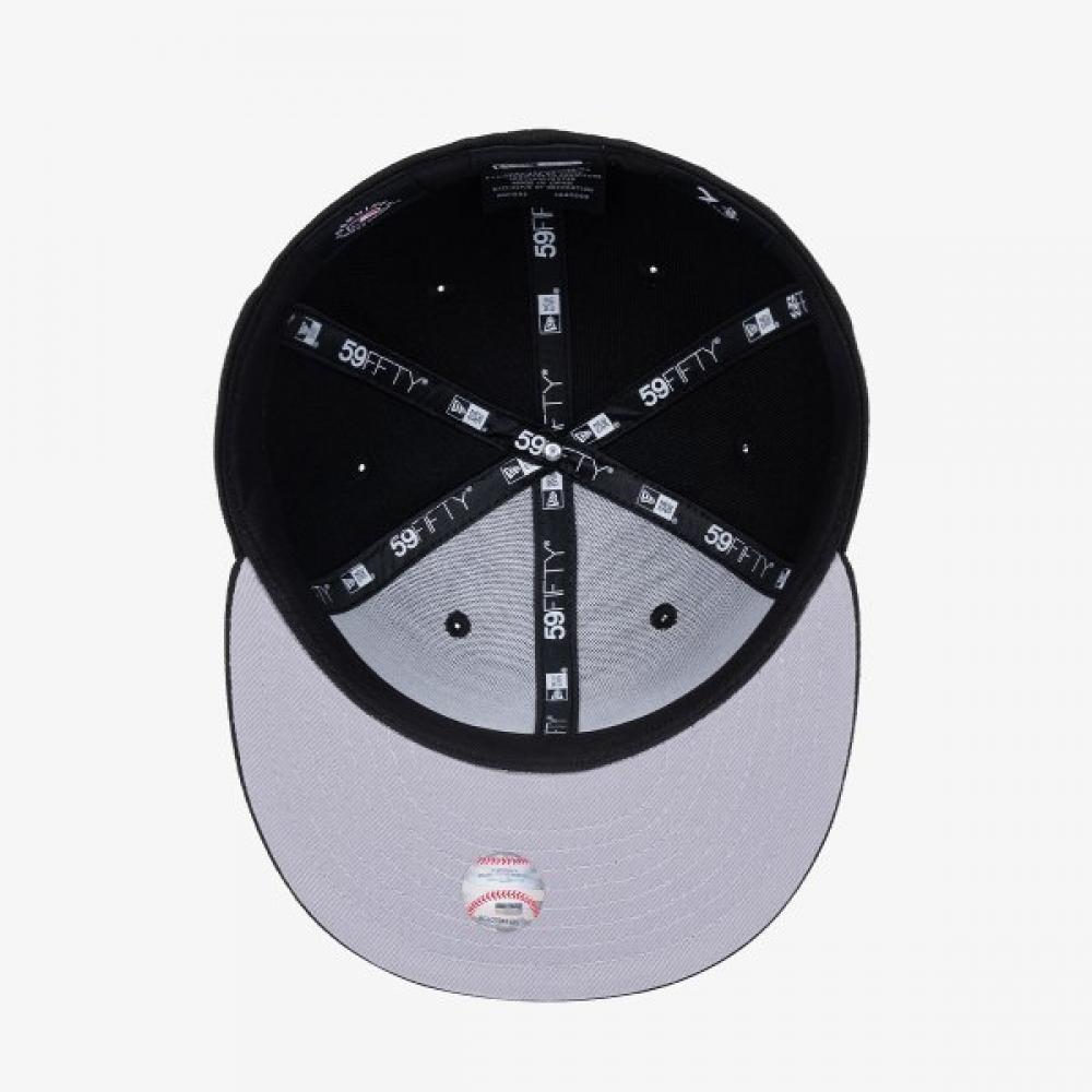 New Era Chicago White Sox Basic Outline Fitted Cap Black 11941974