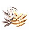 20pcs Rotate Smooth Nickel Vibration Metal WillowMetal Fishing Attractor Spinner Blades VIB Lure