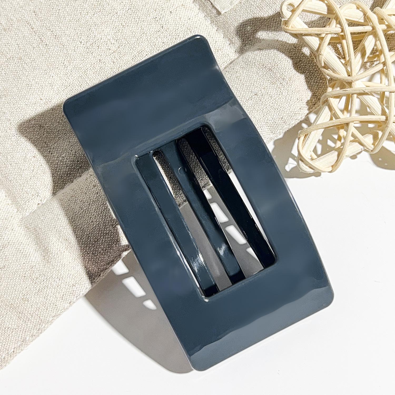 

9.5Cm new grab clip soft silicone hairpin women s high-end temperament versatile shark clip silica gel