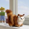 Niedliche Simulations-Katzen-Plüschtiere Weiches Stoff-Kätzchen-Modell Falsche Katze Realistische Tiere für Kinder Mädchen Geburtstags- Valentinstagsgeschenk