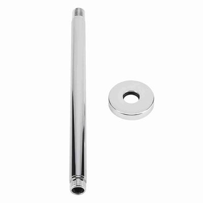 Paslanmaz Çelik Yuvarlak Üst Duş Kolu Boru Duvar Montajı Banyo Tavan Duş Başlığı için (30 cm)