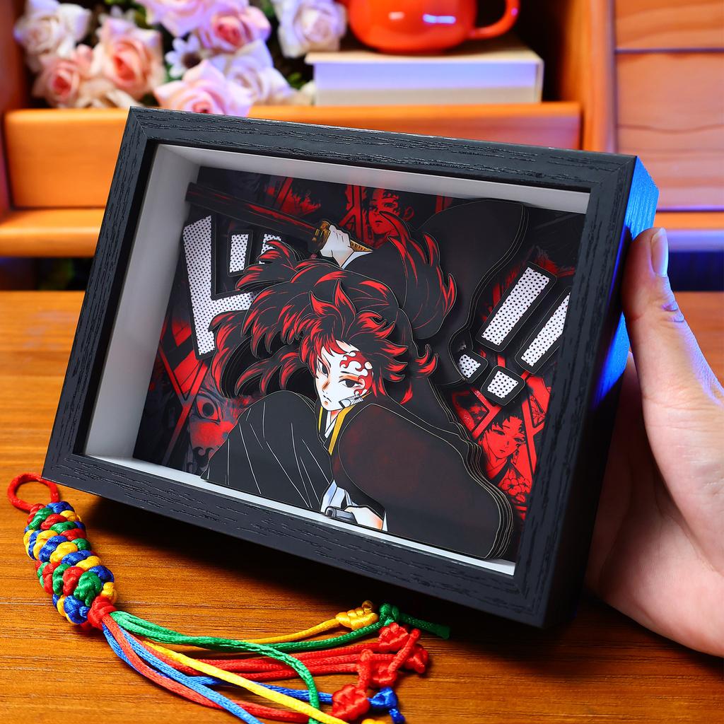 Anime Umgebung Chara Figur Ständer Malerei Handgemachtes Geschenk Zangetsu Familie Ganzes Bild Handgemachtes Spielzeug Sammlerstück