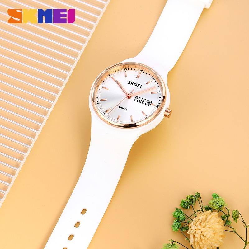 Quartz Watch Student Party Simple Fashion Watch Calendar Dial Exam Silent Waterproof Men's and Women's Watch
