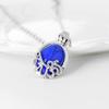Blue Crystal Natural Stone Necklace - Valentine's Day Gift for Girlfriend