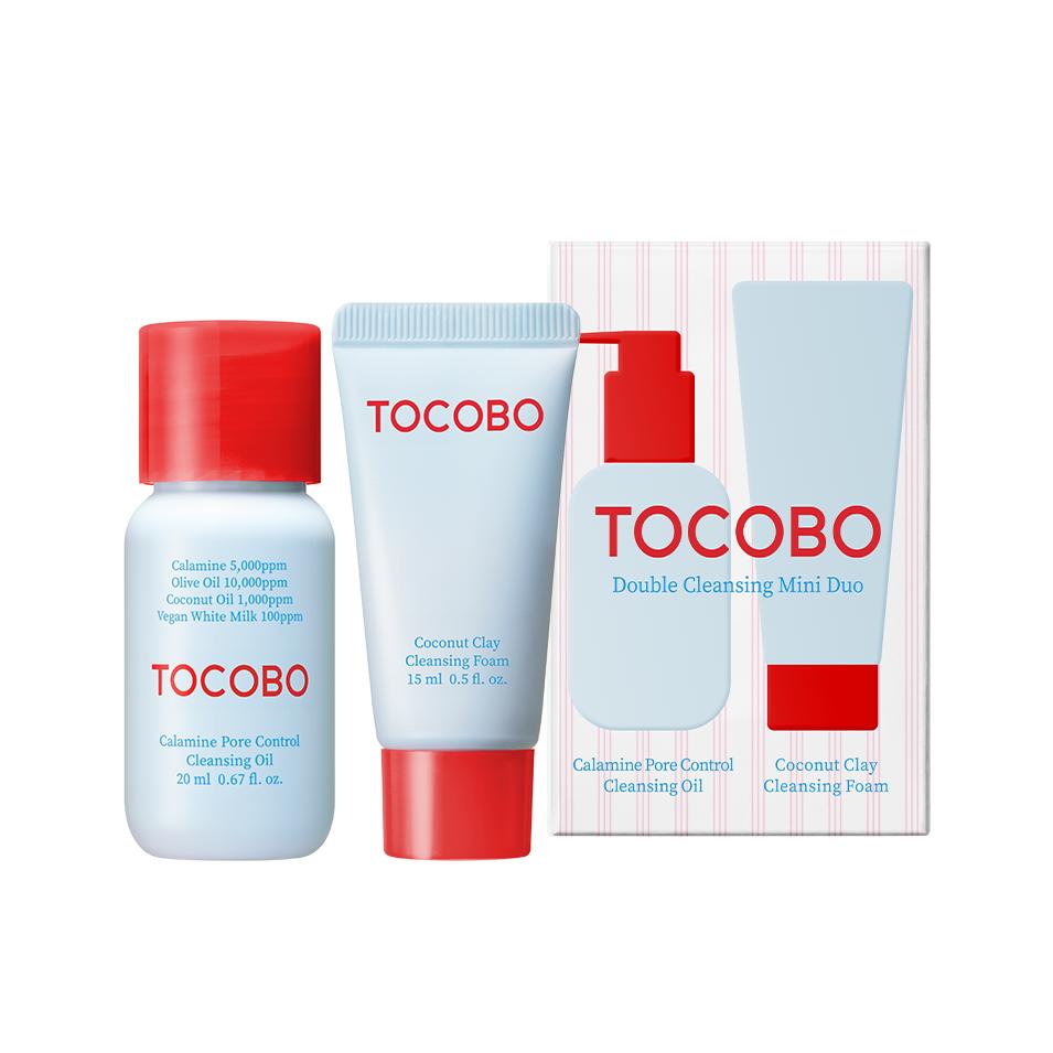 TOCOBO Double Cleansing Mini Duo Cleansing Oil 20ml + Cleansing Foam 15ml Set