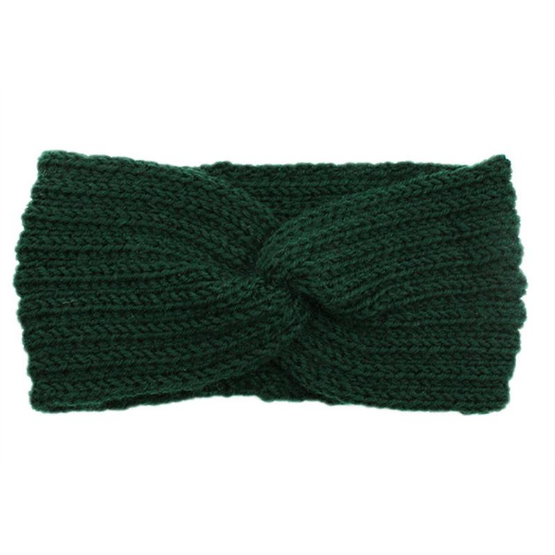 Bandeau Tressé Nœud Tête Croisée pour Femmes Automne Hiver Filles Accessoires Cheveux Couvre-chef Bandeau Élastique Accessoires Cheveux