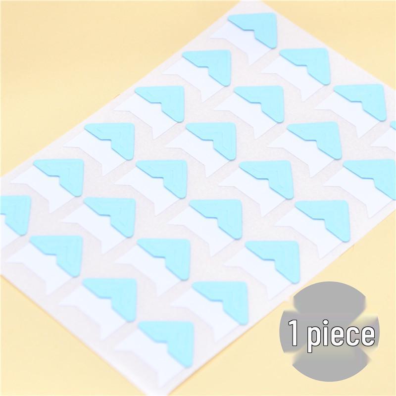 Korean Retro Kraft Paper Photo Corner Stickers, DIY Colorful Album Accessories for Baby Albums
