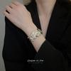 Exaggerated Bracelet Women's Fancy Light Luxury Minority Exquisite Golden Bracelet Arm Ring Summer Young Open Bracelet