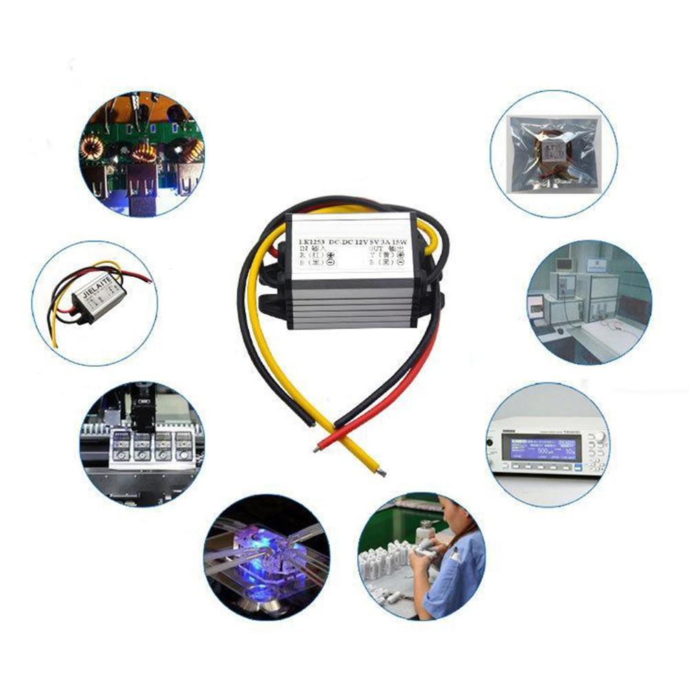 

Waterproof DC to DC Power Converter 12V to 4.2V/7.5V V Power Module Supply 12V-7.5V