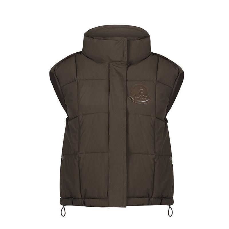 Женская осенне-зимняя однотонная утолщенная верхняя одежда с хлопковой подкладкой — фото 19