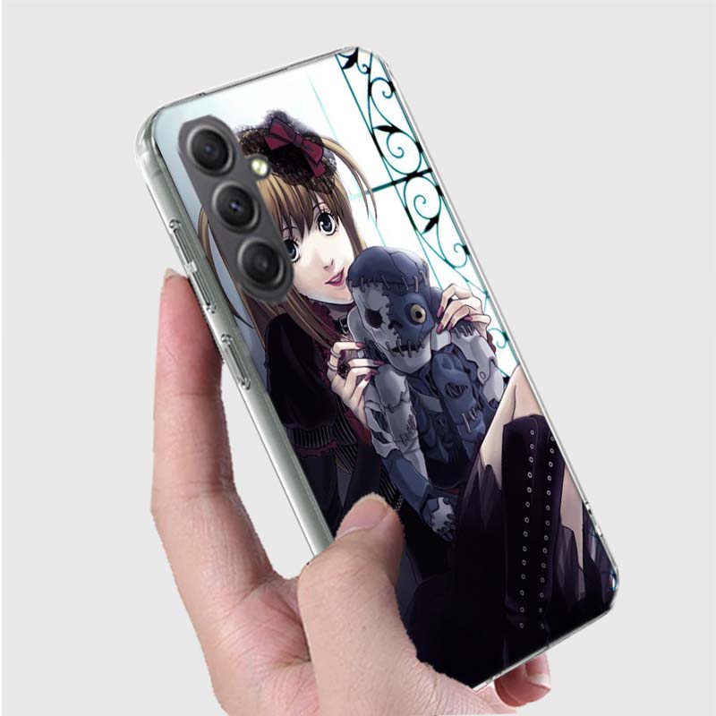 Anime Death note Amane Misa Phone Case for Samsung A16 A26 A36 A56 A17 A37 A57 A07 A06 A02S A03 A04S A05S Galaxy Note 20 10 A50S