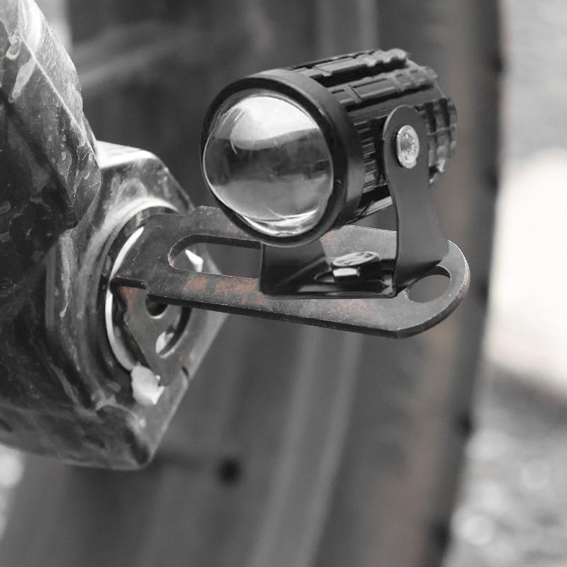 Adjustable Motorcycle Spotlight Mount Universal Bracket for Scooter E-Bike Fender LED Fog Light Holder Metal Moto Accessories