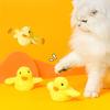 Electric Little Yellow Duck Toys Smart Automatic Plush Vibrating Sound Electric Cat Toy for Cats Kittens