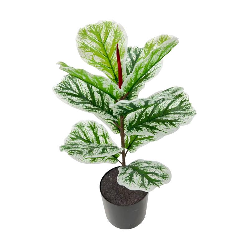 Luxuriöser Geigenfeige Kunstbaum für elegante Wohnzimmerdekoration