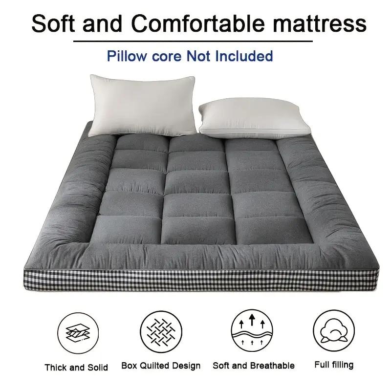 NewestFoldable Lightweight Portable Sleeping Pad/Tatami Mat Japanese Futon Mattress Soft Fabric,Easy Storage & Travel Mattress