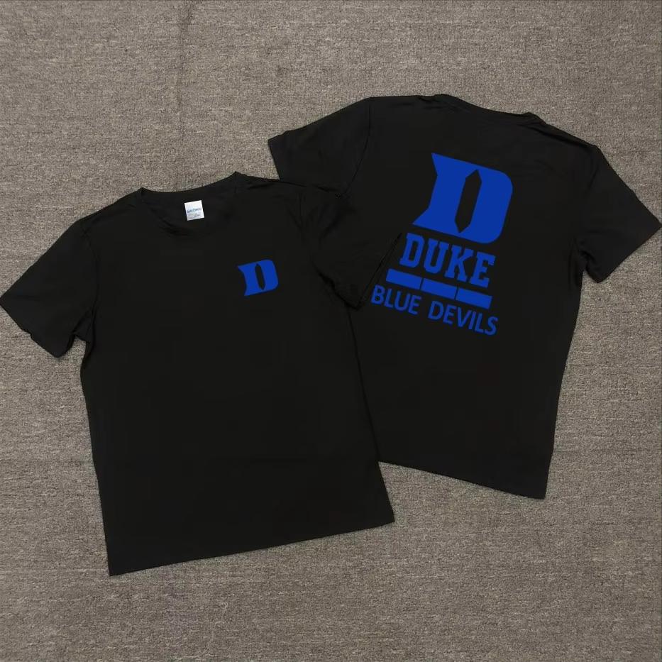 North America Limited Duke North Carolina University Men's and Women's Basketball T-shirt Sport Cotton Short Sleeve Clothing