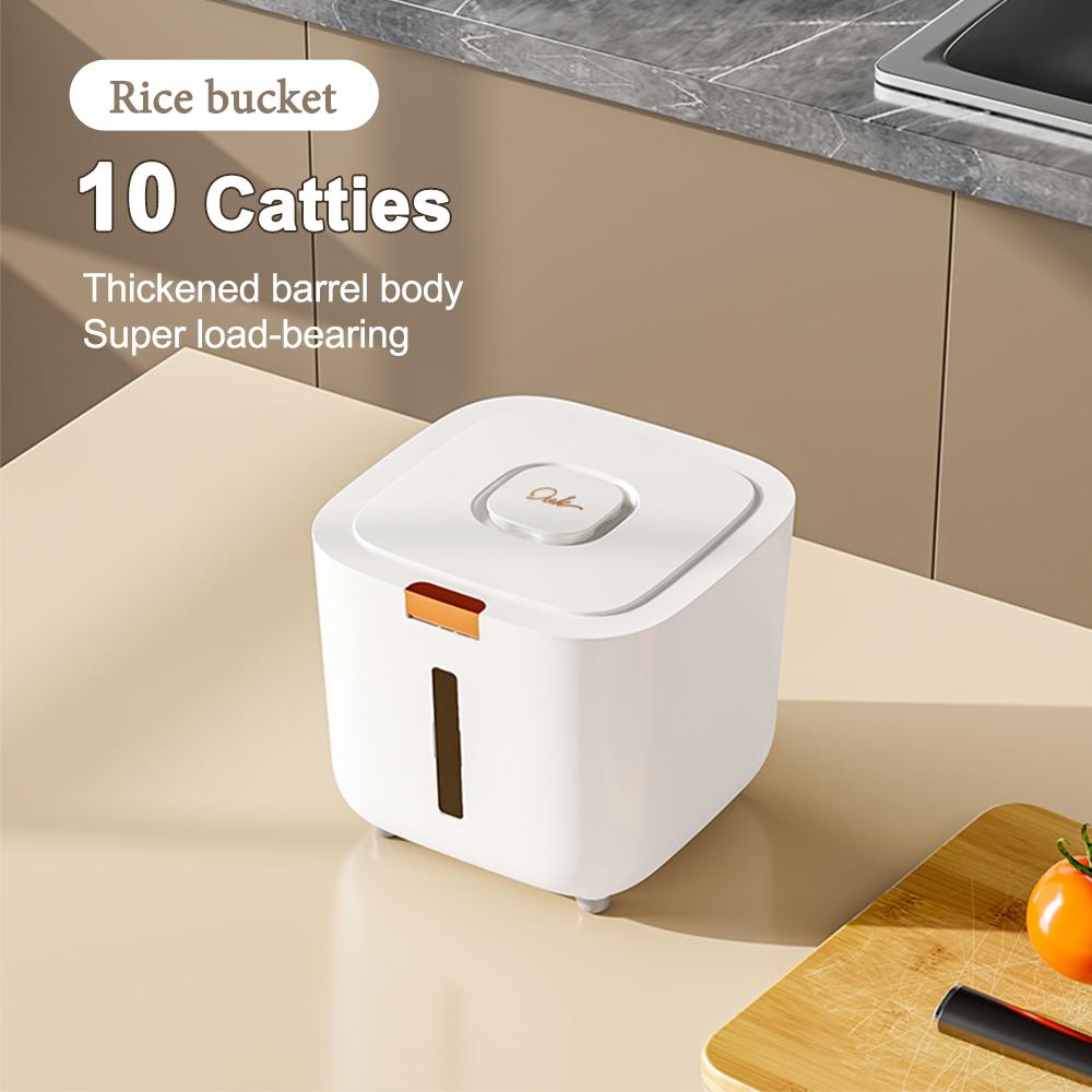 Insect Proof Moisture Proof Rice Box Grain Sealed Jar Kitchen Container  Storage Kitchen Container Storage Box with Lid