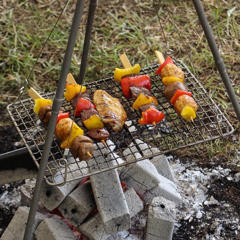 BBQ Grills for Outdoor Cooking Practical Barbecues Cookware with Storage Bag Convenient Grills for Camping and Travel