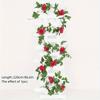 Artificial Flower Artificial White 1pc Flower Garland Perfect for Weddings, Home Decor, and Table Centerpieces