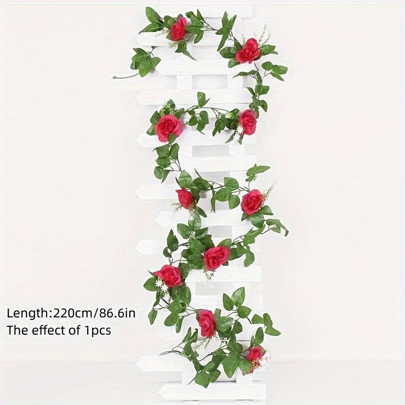 Artificial Flower Artificial White 1pc Flower Garland Perfect for Weddings, Home Decor, and Table Centerpieces