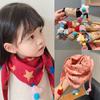 Cute Children Scarf Versatile & Warm Shawl Cotton Baby Neck Towel Multi Functional Scarf Lightweight for Boys & Girls