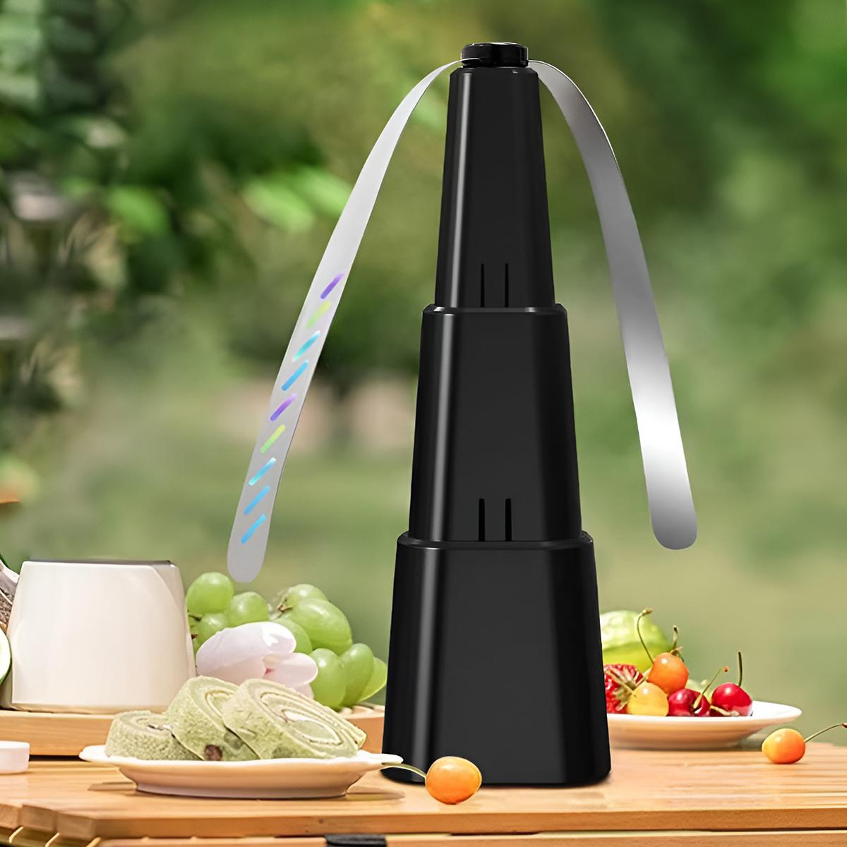 

Multi functional telescopic fly repellent fan (excluding (2 * AA)) чёрный