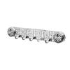 Punch-Free Suction Cup Bathroom Wall Hooks - Five-Row Adhesive, Traceless, Door Storage Rack