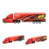 Container Truck Toy with Lights and Sounds Alloy Lifelike Transport Vehicle Model Car for Birthday D