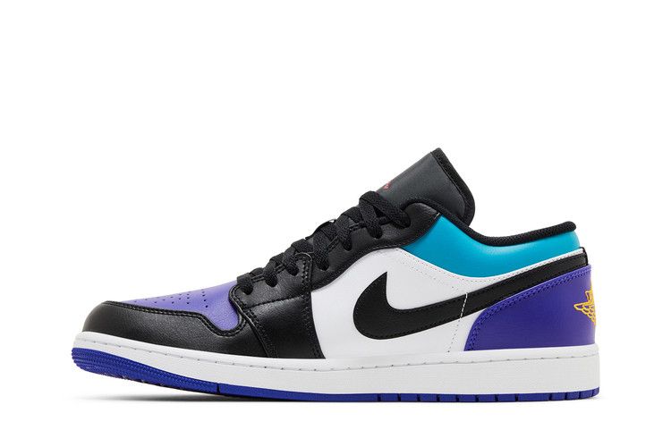 Men's Sneakers Nike Jordan 1 Low Aqua White/Court Purple/Tropical Twist/Black