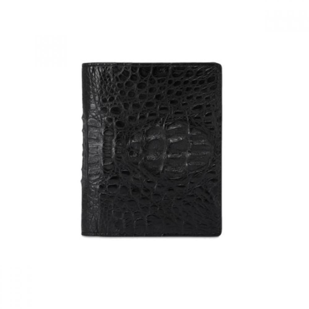

Daks Black Crocodile Leather Wallet Dbwa0e712bk Single option