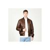 Mens Coat Fitkole Plus Size Genuine Leather Men's Coat 5xl 6xl