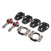 Road Bike Titanium Alloy Self Locking Pedal Ultralight 3 Bearing Self Locking Clamp Pedal