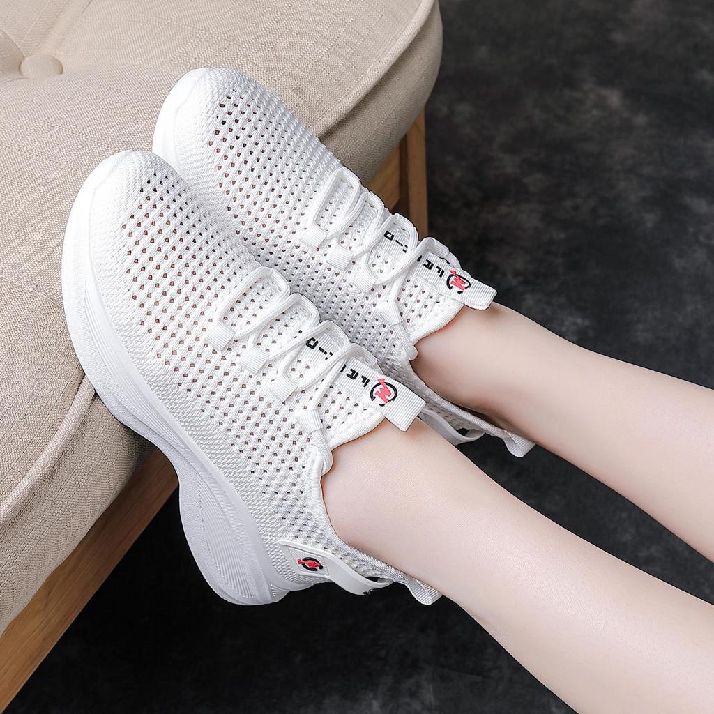 Women's 2026 Summer Fly Knit Mesh Breathable Running Shoes