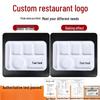 Thickened Melamine 4-Compartment Rectangular Serving Tray