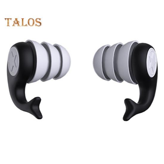 

Эргономичные силиконовые беруши 25 дБ с шумоподавлением Водонепроницаемые многоразовые пыленепроницаемые беруши для защиты органов слуха для работы Исследование сна Фокус храпа чёрный