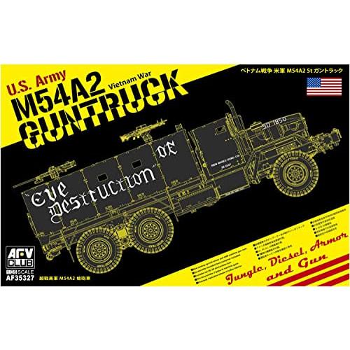AFV Club 1/35 Vietnam War U.S. Army M54A2 5t Gun Truck Plastic Model FV35327
