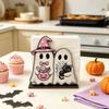 Wood Halloween Toilet Paper Holder Freestanding Novelty Shape Freestanding Tissue Holder Pastel Halloween Style Stable Base