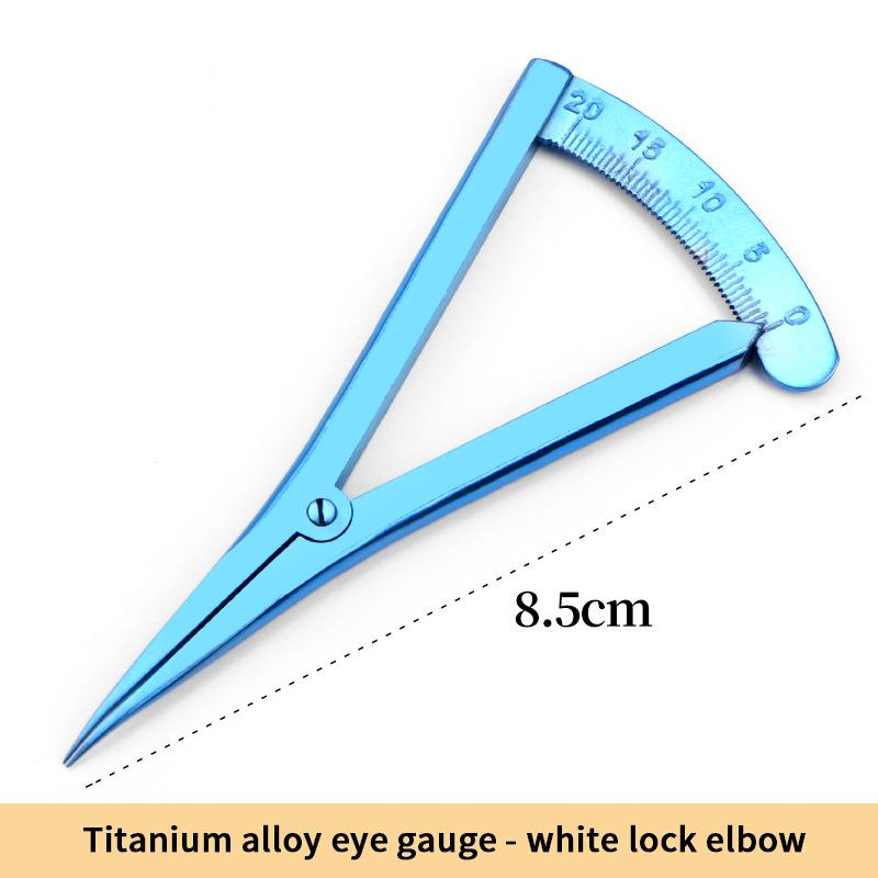 Double Eyelid Surgical Tool - Buried Thread Positioning & Medical Compass Ruler for Precision Measuring