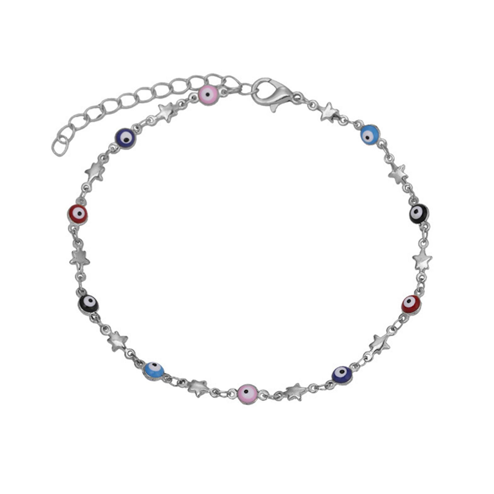 

Модные украшения Богемный глаз щиколотка Дамский простой и изысканный звезда нога ювелирные изделия серебряный