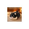 JEMA Dog Hugging Pillow, Marshmallow Animal Cushion, Plush Toy, Soft and Fluffy, Cute, Black,