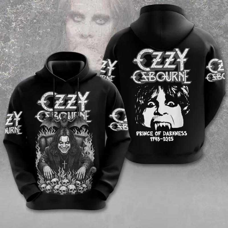 Men's Hoodie New Rock Ozzy Osbourne Band 3d Print Hoodies Men Women Fashion Street Hoodie Sweatshirt Women Coat Hip Hop Sudadera