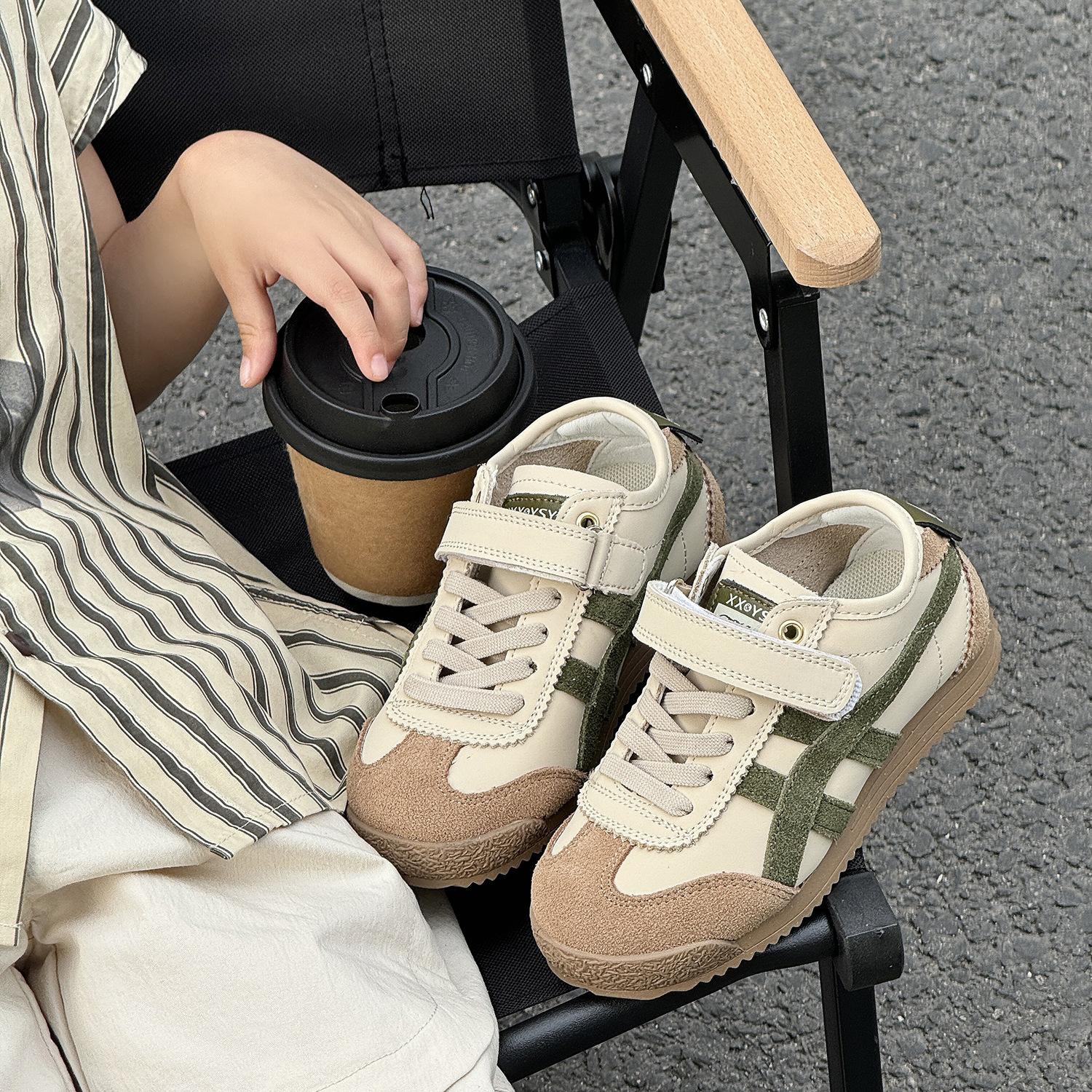 

Детская обувь Осенняя новинка Детская обувь Forrest Gump Мягкая подошва Детская обувь Простая повседневная обувь для мальчиков и девочек 37 хаки