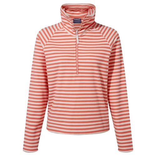 Craghoppers Womens/Ladies Melina Striped Half Zip Fleece Top