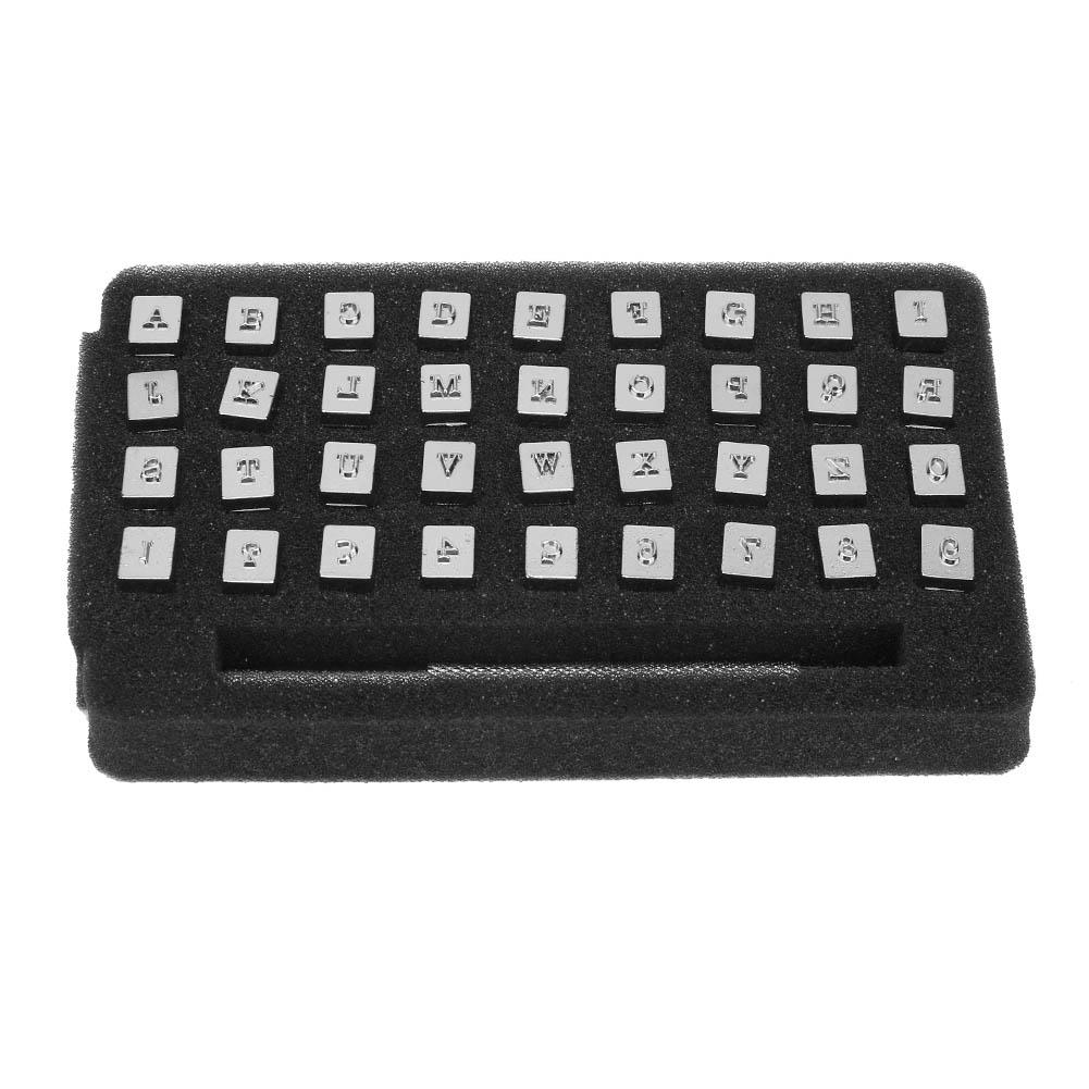 

Набор штампов для кожи, дырокол для букв, дырокол для цифр, дырокол для штампов, набор дыроколов для штампов (3,5 мм)